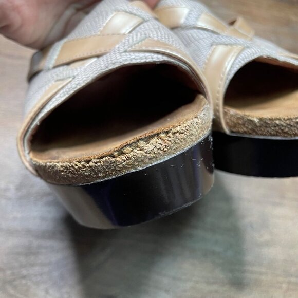 Naot Cork Wedge Sandals Size US 11 Leather - Picture 6 of 12